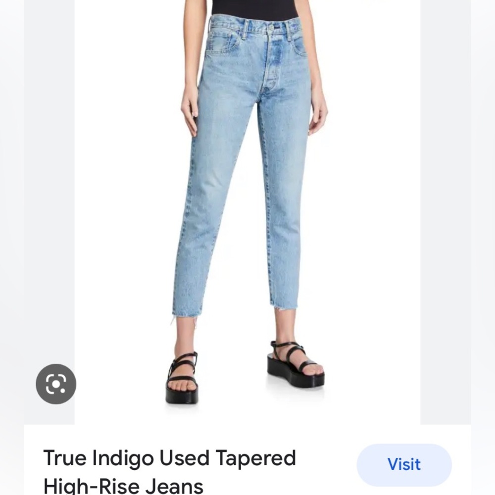 COPY - Moussy Vintage True Indigo Used Tapered-HI Light Blue size 27